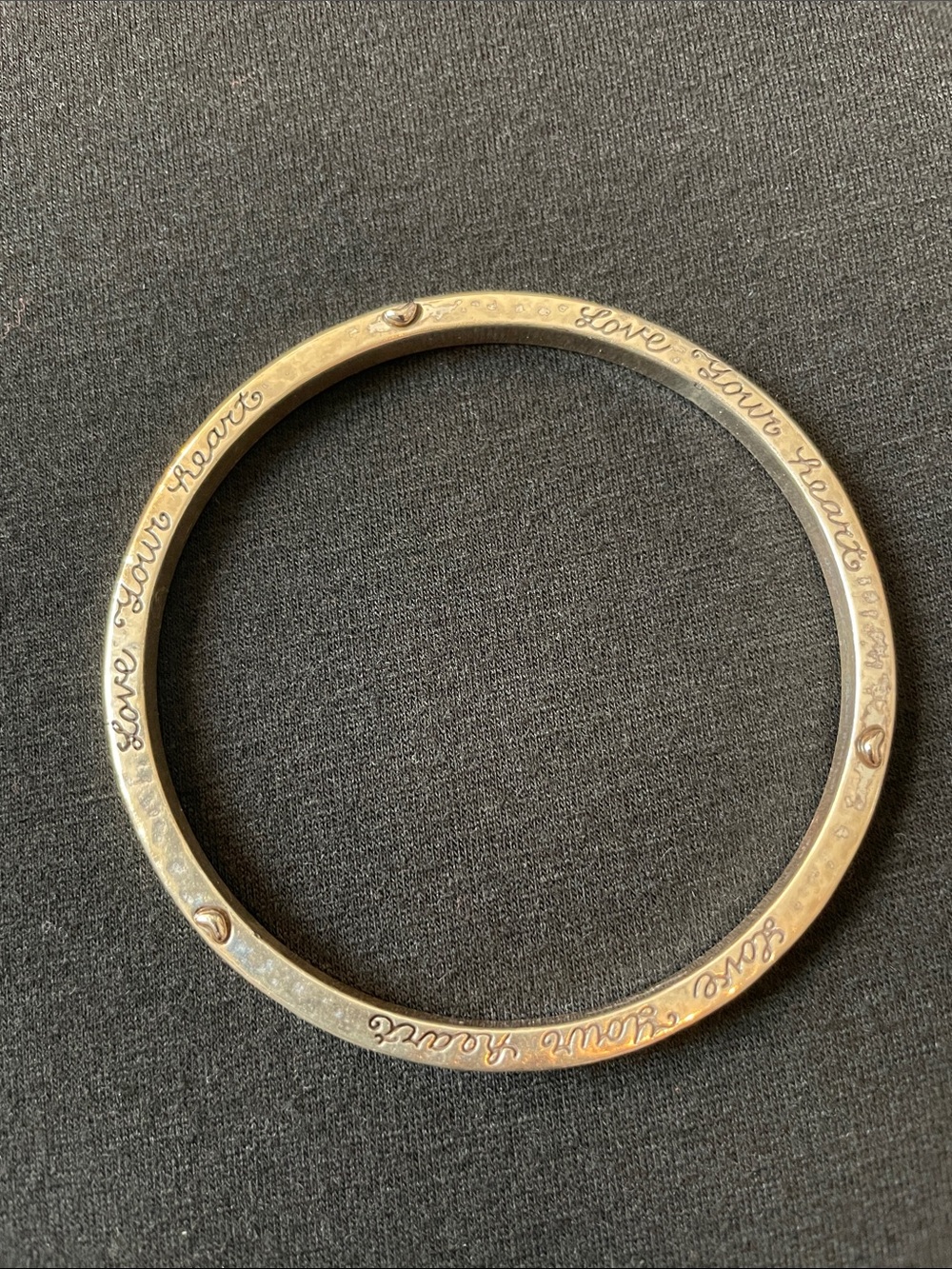 Brighton silver bangle bracelet.